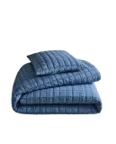 Zara Home покрывало детское из хлопка, синий, в клетку, 180x250 см — фото 7