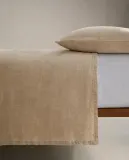 Zara Home покрывало из льна, светло-бежевый · 1170/006 — фото 6