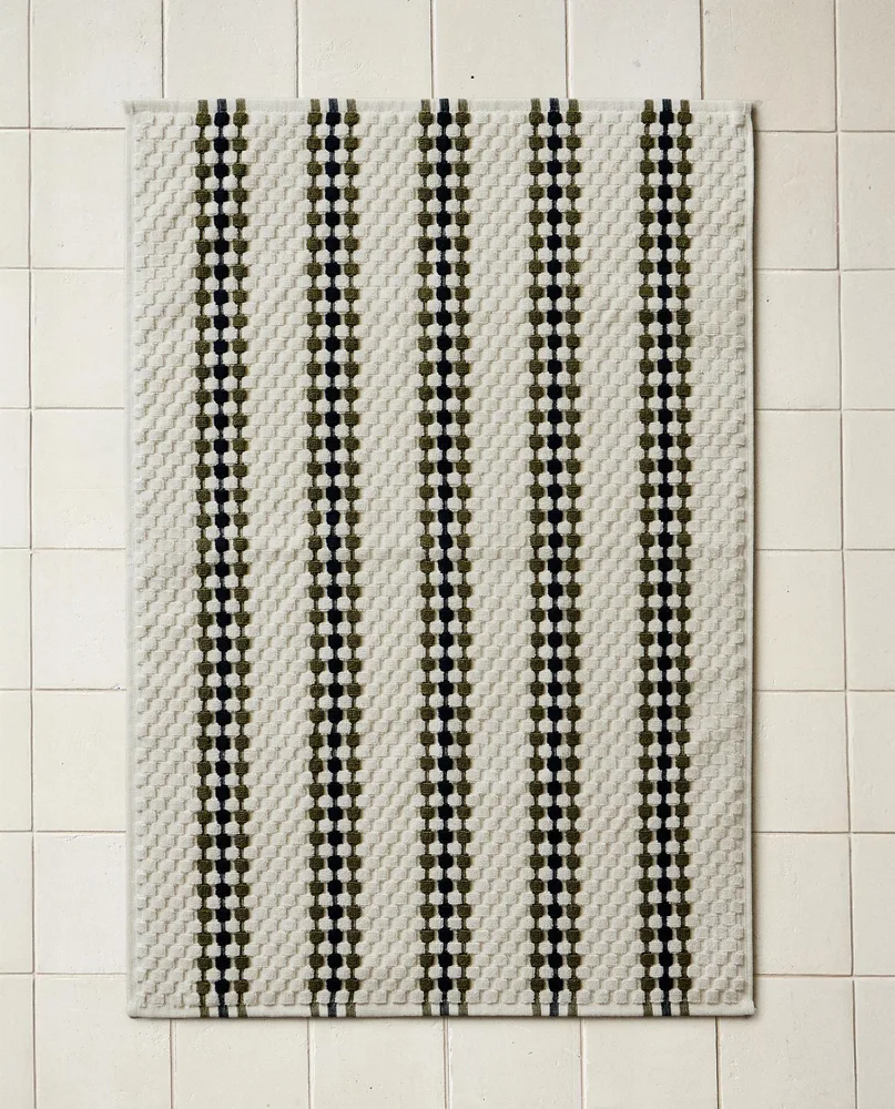Zara Home коврик для ванной из хлопка, синий, 50x80 см