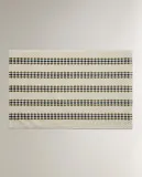Zara Home коврик для ванной из хлопка, синий, 50x80 см — фото 3