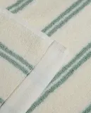 Zara Home коврик для ванной из хлопка, экрю, в полоску, 60x90 см — фото 6