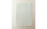 Zara Home коврик для ванной из хлопка, экрю, в полоску, 60x90 см — фото 8