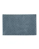 Zara Home коврик для ванной из хлопка, синий, в клетку, 50x80 см — фото 8