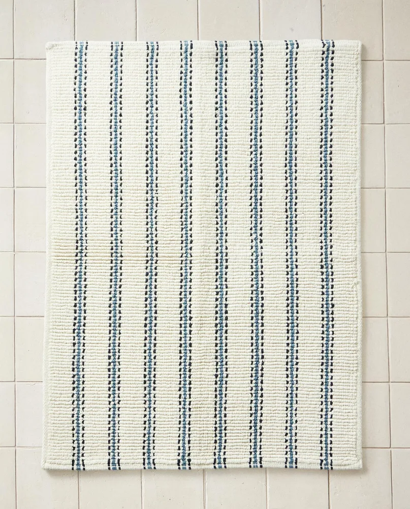 Zara Home коврик для ванной из хлопка, в полоску, 50x80 см