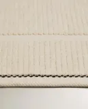 Zara Home коврик для ванной из хлопка, песочный, в полоску, 50x80 см — фото 2