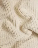 Zara Home коврик для ванной из хлопка, песочный, в полоску, 50x80 см — фото 8