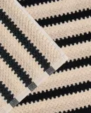 Zara Home коврик для ванной из хлопка, чёрный, 50x80 см — фото 4