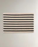 Zara Home коврик для ванной из хлопка, чёрный, 50x80 см — фото 7