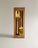 Zara Home набор столовых приборов из нержавеющей стали, цвет золотой · 7252/320 — фото 1