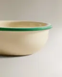 Zara Home миска из каменной керамики, цвет разноцветный, 13 см — фото 3