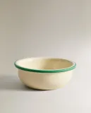 Zara Home миска из каменной керамики, цвет разноцветный, 13 см — фото 7