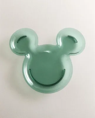 Zara Home тарелка из пластика, цвет зелёный, 24.8 см