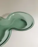 Zara Home тарелка из пластика, цвет зелёный, 24.8 см — фото 3