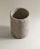 Zara Home банка для продуктов из натурального камня, цвет серый, 17.5 см — фото 4
