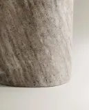 Zara Home банка для продуктов из натурального камня, цвет серый, 17.5 см — фото 6