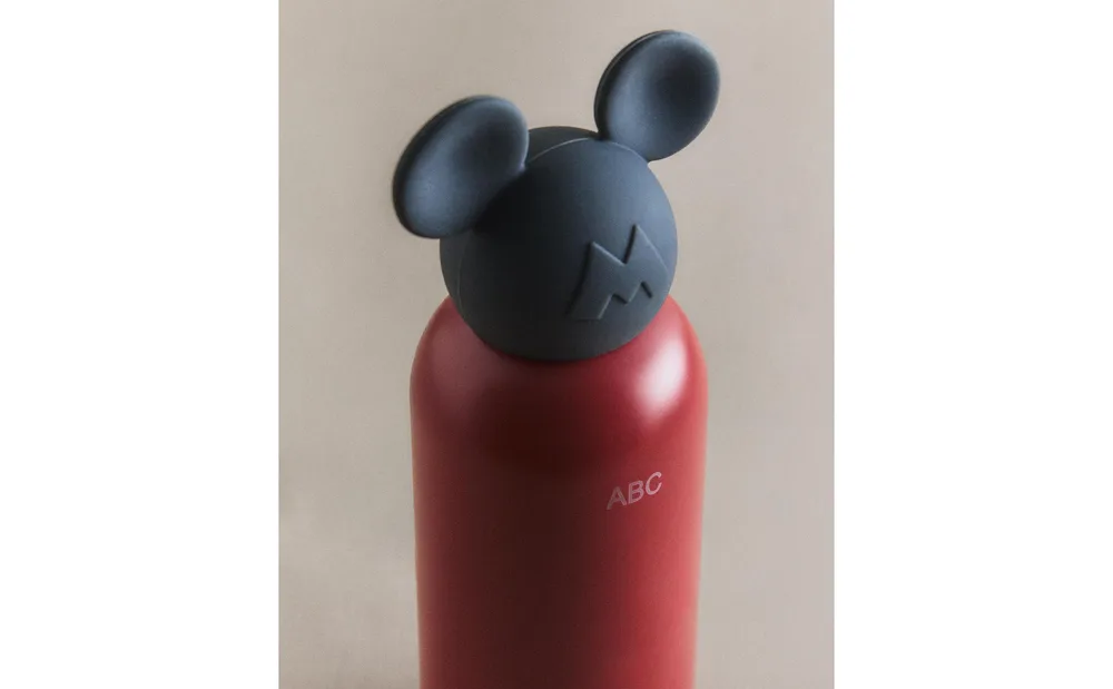 Zara Home бутылка из нержавеющей стали, цвет красный, 22.5 см