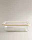 Zara Home пищевой контейнер из боросиликатного стекла, цвет кремовый, 22.6 см — фото 3