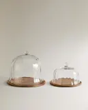 Zara Home сервировочная подставка из стекла, цвет коричневый, 20.5 см — фото 6