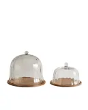 Zara Home сервировочная подставка из стекла, цвет коричневый, 20.5 см — фото 7