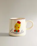 Zara Home кружка из фарфора, цвет разноцветный, 13 см — фото 4