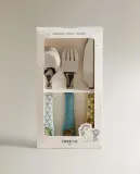 Zara Home набор столовых приборов из нержавеющей стали, цвет разноцветный, 18 см · 9610/311 — фото 5