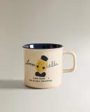Zara Home кружка из каменной керамики, цвет разноцветный, 12.6 см — фото 3
