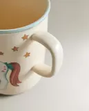 Zara Home кружка из фарфора, цвет разноцветный, 11 см — фото 5
