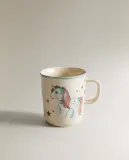 Zara Home кружка из фарфора, цвет разноцветный, 11 см — фото 6