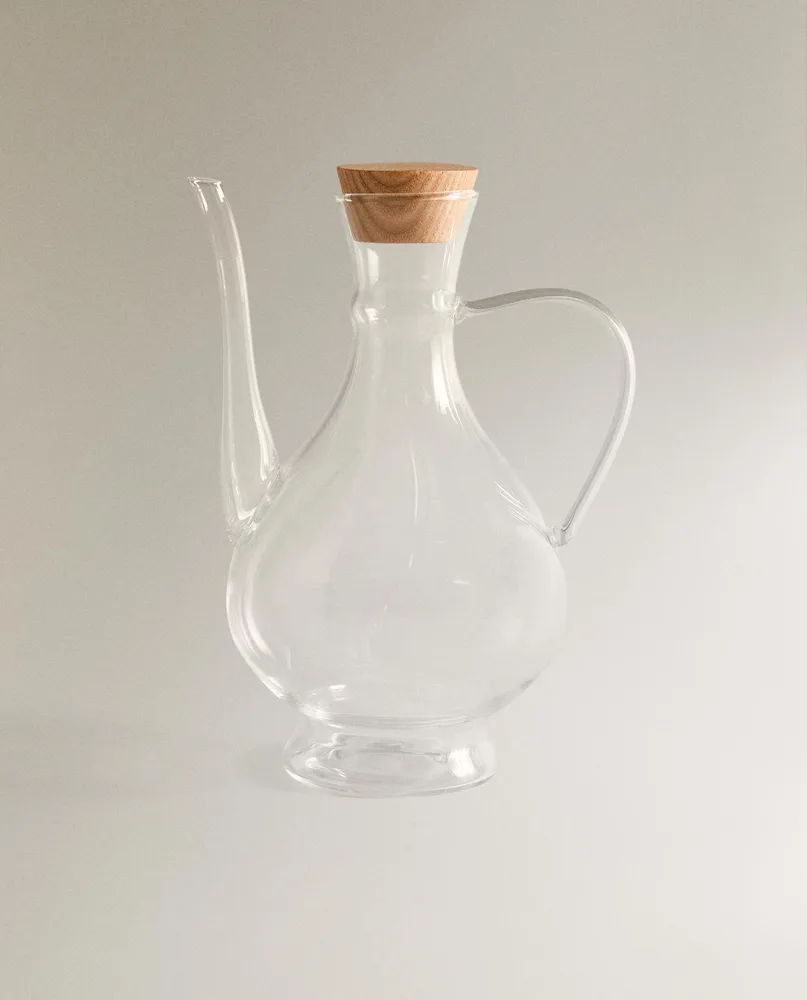 Zara Home ёмкость для масла из боросиликатного стекла, цвет прозрачный, 20 см