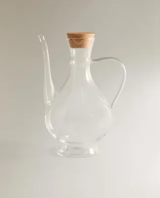 Zara Home ёмкость для масла из боросиликатного стекла, цвет прозрачный, 20 см
