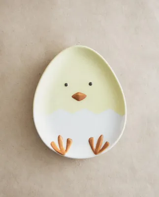 Zara Home тарелка из фарфора, цвет разноцветный, 20 см