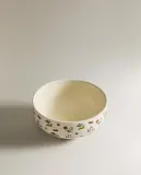 Zara Home миска из каменной керамики, цвет разноцветный, 14 см — фото 6