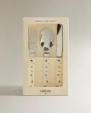 Zara Home набор столовых приборов из нержавеющей стали, цвет разноцветный, 17 см — фото 7