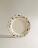 Zara Home тарелка из каменной керамики, цвет разноцветный, 19.8 см — фото 6