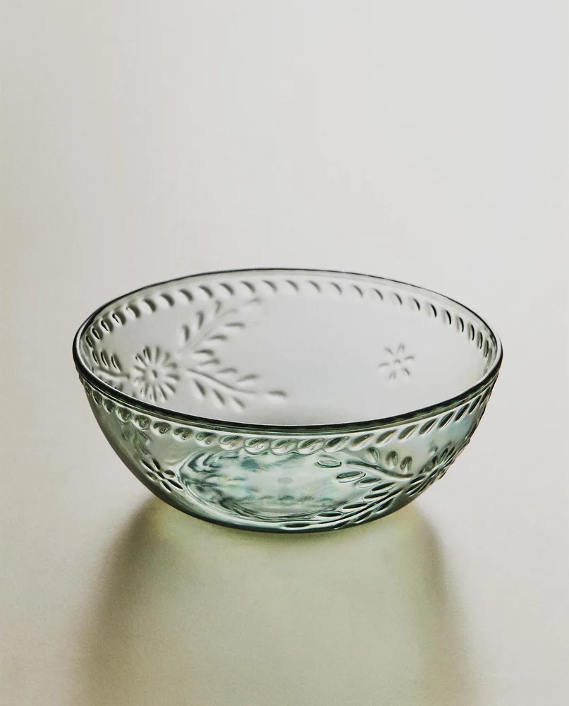 Zara Home миска из пластика, цвет зелёный, 15.6 см