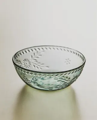 Zara Home миска из пластика, цвет зелёный, 15.6 см