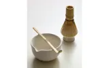 Zara Home набор для приготовления матчи из каменной керамики, цвет кремовый, 10.9 см — фото 7