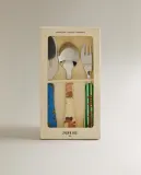 Zara Home набор столовых приборов из нержавеющей стали, цвет разноцветный, 18 см · 8612/311 — фото 3