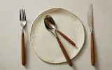 Zara Home набор столовых приборов из нержавеющей стали, цвет бежевый, 24 см — фото 6