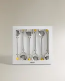 Zara Home чайная ложка из нержавеющей стали, цвет жёлтый, 15 см — фото 7