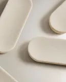 Zara Home набор столовых приборов из пластика, цвет бежевый, 7.8 см — фото 3
