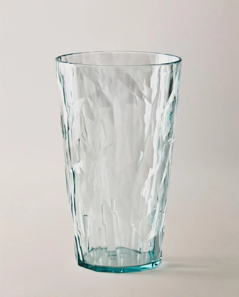 Zara Home стакан из пластика, цвет синий, 14 см