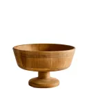 Zara Home миска из дерева, цвет коричневый, 26 см — фото 6