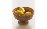 Zara Home миска из дерева, цвет коричневый, 26 см — фото 7