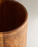 Zara Home банка для продуктов из дерева, цвет коричневый, 15 см — фото 4