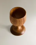 Zara Home миска из дерева, цвет бежевый, 8 см — фото 5