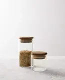 Zara Home пищевой контейнер из боросиликатного стекла, цвет прозрачный, 6 см — фото 4