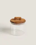 Zara Home пищевой контейнер из дерева, цвет бежевый, 13.8 см — фото 6