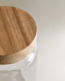 Zara Home пищевой контейнер из стекла, цвет бежевый, 11 см — фото 7