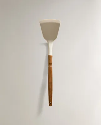 Zara Home кулинарная лопатка из силикона, цвет кремовый